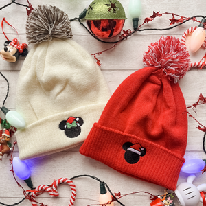 Festive Mice Bobble Hats