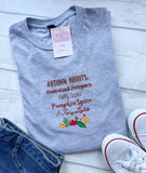 Autumn Nights Adult Clothing