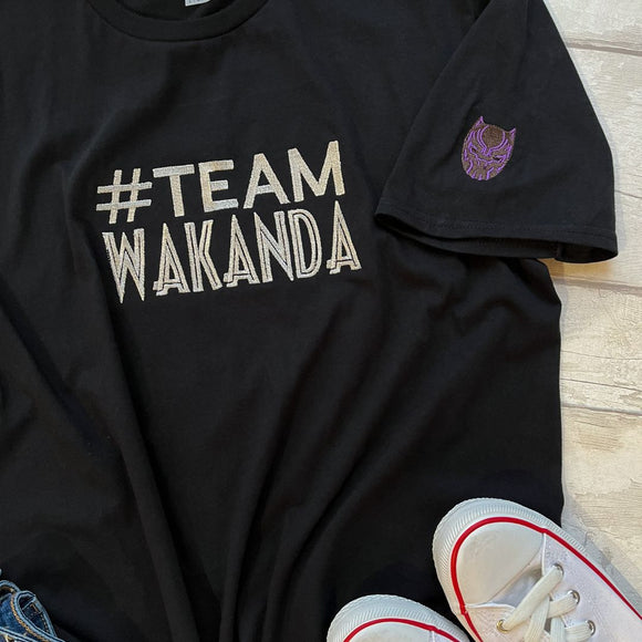 #Team Wakanda Adults Clothing